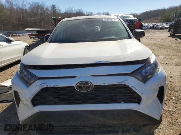 2022 Toyota RAV4 LE with VIN 2T3F1RFV8NW315825, listed as a Copart auction lot 41907285 with 37,497 mi miles and Salvage Title. Bid and sale history available at carsss.com. Image 5.