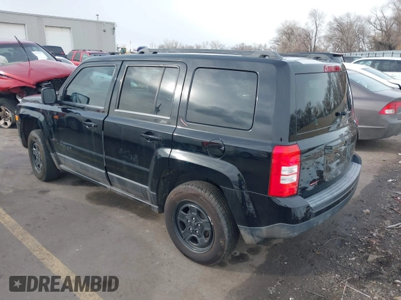 2013 Jeep Patriot Sport with VIN 1C4NJPBA3DD237887, listed as a IAAI auction lot 41599995 with 144,673 mi miles and . Bid and sale history available at DreamBid. Image 3.