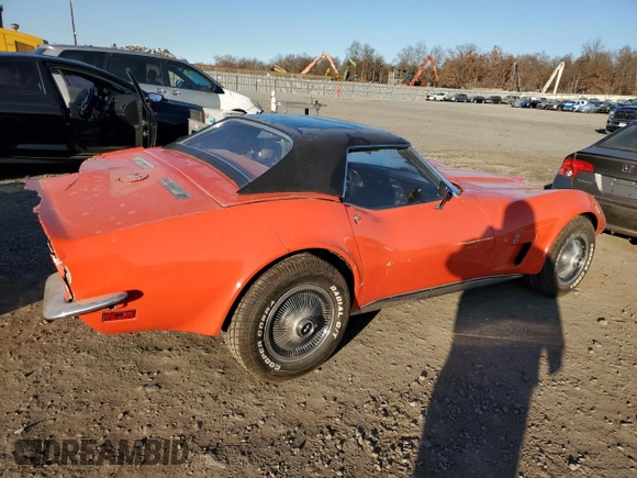 1968 Chevrolet Corvette z VIN 194678S407304, wystawiony jako Copart lot #80236834 z przebiegiem 32 639 mil mil oraz Szkoda całkowita • Salvage title. Historia ofert i sprzedaży dostępna na DreamBid. Obrazek 3.