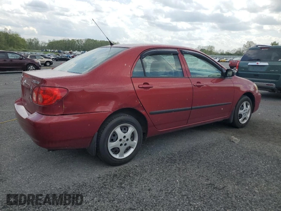 2008 Toyota Corolla CE with VIN 2T1BR32E98C899483, listed as a Copart auction lot 55488275 with 155,884 mi miles and Salvage Title. Bid and sale history available at DreamBid. Image 3.