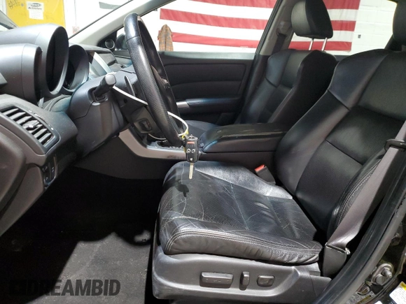 2011 Acura RDX Technology with VIN 5J8TB1H50BA001595, listed as a Copart auction lot 50024195 with 210,171 mi miles and Salvage Title. Bid and sale history available at DreamBid. Image 7.