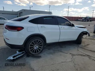 2021 Mercedes-Benz GLC with VIN W1N0J8EB6MG011810, listed as a Copart auction lot 78496484 with 0 mi miles and Salvage Title. Bid and sale history available at carsss.com. Image 3.
