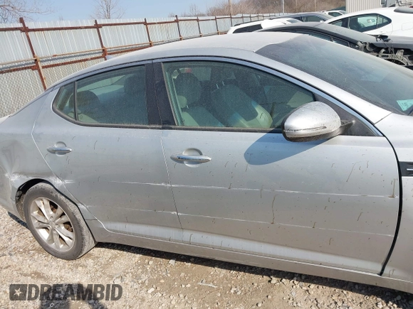 2013 Kia Optima EX with VIN 5XXGN4A78DG102329, listed as a IAAI auction lot 41776758 with 109,724 mi miles and . Bid and sale history available at DreamBid. Image 13.