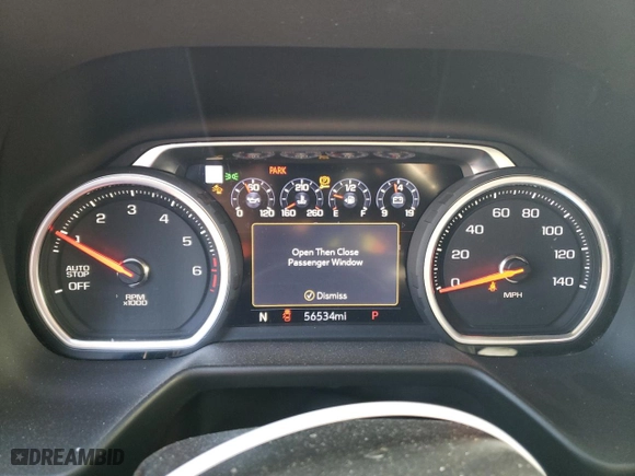 2021 Chevrolet Tahoe High Country with VIN 1GNSCTKLXMR105453, listed as a Copart auction lot 82807274 with 56,534 mi miles and Salvage Title. Bid and sale history available at carsss.com. Image 9.
