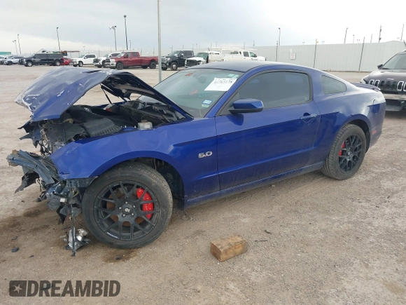 2013 Ford Mustang GT with VIN 1ZVBP8CF9D5236090, listed as a IAAI auction lot 41763178 with 106,027 mi miles and . Bid and sale history available at DreamBid. Image 16.