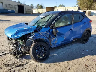 2024 Nissan Kicks SR with VIN 3N1CP5DV9RL564793, listed as a Copart auction lot 42337725 with 331 mi miles and Salvage Title. Bid and sale history available at carsss.com. Image 1.