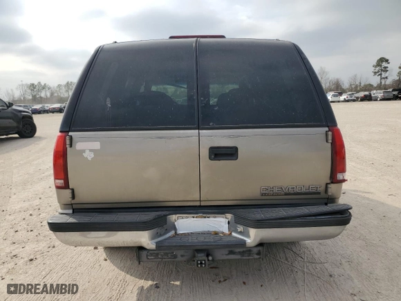 1999 Chevrolet Tahoe with VIN 1GNEC13R9XJ557532, listed as a Copart auction lot 44948845 with 215,360 mi miles and Salvage Title. Bid and sale history available at carsss.com. Image 6.