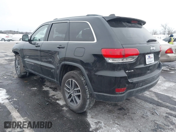 2019 Jeep Grand Cherokee Laredo E with VIN 1C4RJFAGXKC834233, listed as a IAAI auction lot 41392437 with 81,005 mi miles. Bid and sale history available at carsss.com. Image 3.