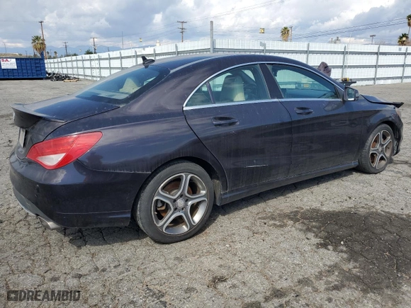 2014 Mercedes-Benz CLA-Class CLA 250 with VIN WDDSJ4EB5EN044034, listed as a Copart auction lot 48244915 with 93,025 mi miles and Clean Title. Bid and sale history available at carsss.com. Image 3.