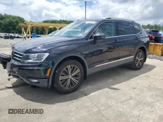 2019 Volkswagen Tiguan SE with VIN 3VV2B7AX2KM107818, listed as a Copart auction lot 63676545 with 57,417 mi miles and Salvage title. Bid and sale history available at DreamBid. Image 1.