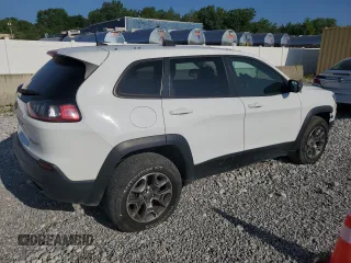 2020 Jeep Cherokee Trailhawk with VIN 1C4PJMBX8LD630827, listed as a Copart auction lot 61975455 with 142,716 mi miles and Clean title. Bid and sale history available at DreamBid. Image 3.