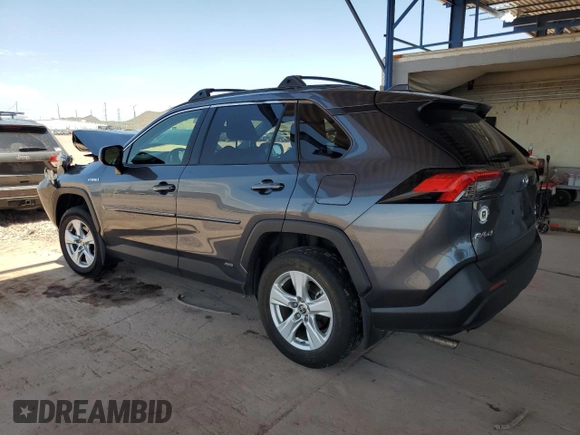 2019 Toyota RAV4 Hybrid LE with VIN JTMLWRFV9KD042648, listed as a Copart auction lot 63061855 with 33,022 mi miles and Salvage title. Bid and sale history available at DreamBid. Image 2.