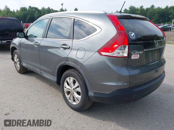 2012 Honda CR-V EX-L with VIN 2HKRM4H73CH634074, listed as a IAAI auction lot 42611285 with 299,348 mi miles and . Bid and sale history available at DreamBid. Image 3.