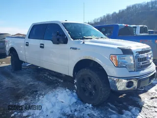 2014 Ford F-150 XL with VIN 1FTFW1EF3EFC76818, listed as a IAAI auction lot 41217824 with 155,317 mi miles. Bid and sale history available at carsss.com. Image 1.