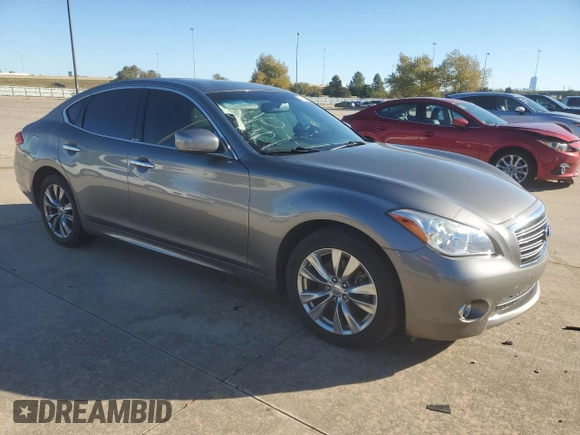 2012 Infiniti M37 with VIN JN1BY1AP5CM330042, listed as a Copart auction lot 79063354 with 63,148 mi miles and Salvage Title. Bid and sale history available at carsss.com. Image 4.
