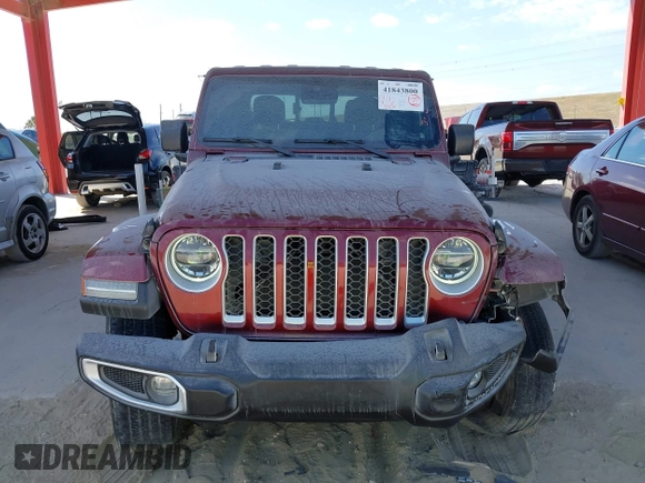 2021 Jeep Gladiator Overland z VIN 1C6HJTFGXML553983, wystawiony jako IAAI lot #41903068 z przebiegiem 54 386 mil mil oraz . Historia ofert i sprzedaży dostępna na DreamBid. Obrazek 12.
