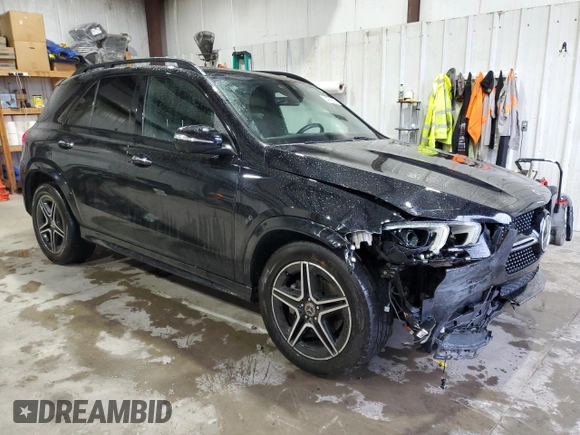 2021 Mercedes-Benz GLE 350 with VIN 4JGFB4KB6MA535372, listed as a Copart auction lot 64270015 with 63,648 mi miles and Salvage title. Bid and sale history available at DreamBid. Image 4.