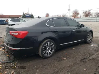 2015 Kia Cadenza Premium with VIN KNALN4D74F5182985, listed as a Copart auction lot 82197034 with 120,231 mi miles and Salvage Title. Bid and sale history available at carsss.com. Image 3.