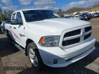 2014 Ram 1500 Express with VIN 1C6RR7FT3ES192539, listed as a IAAI auction lot 41760162 with 107,098 mi miles. Bid and sale history available at carsss.com. Image 1.