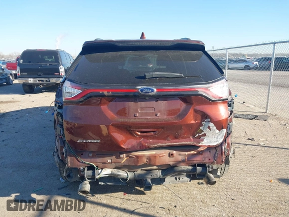 2015 Ford Edge SEL with VIN 2FMTK3J89FBB47286, listed as a IAAI auction lot 41681237 with 147,982 mi miles. Bid and sale history available at carsss.com. Image 16.