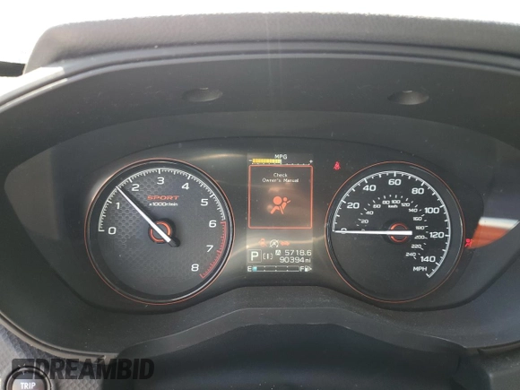 2021 Subaru Forester Special Sports with VIN JF2SKARC6MH497974, listed as a Copart auction lot 57363545 with 90,394 mi miles and Salvage title. Bid and sale history available at DreamBid. Image 9.