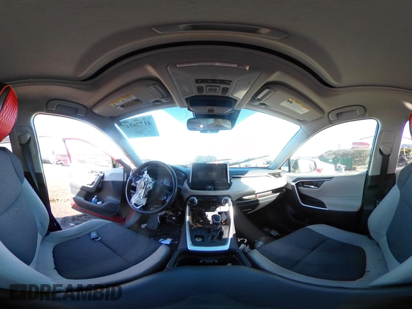 2019 Toyota RAV4 XLE with VIN JTMP1RFV9KD038616, listed as a IAAI auction lot 41776547 with 111,576 mi miles. Bid and sale history available at carsss.com. Image 18.