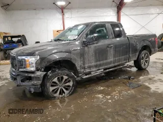 2019 Ford F-150 XL with VIN 1FTEX1EP2KKF06966, listed as a Copart auction lot 44263605 with 82,600 mi miles and Non Repairable. Bid and sale history available at carsss.com. Image 1.
