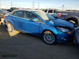 2012 Ford Focus Titanium with VIN 1FAHP3J22CL329081, listed as a Copart auction lot 87193154 with 126,347 mi miles and Salvage Title. Bid and sale history available at carsss.com. Image 4.