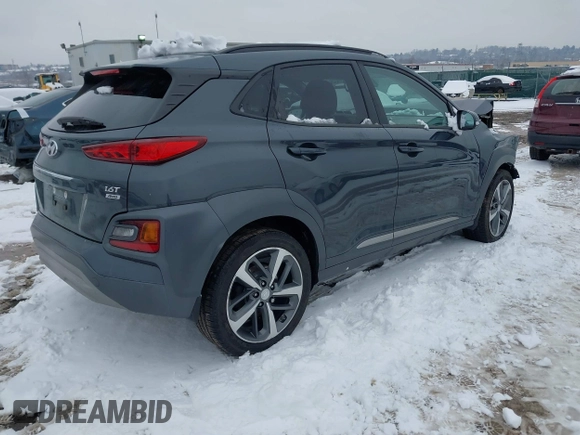 2019 Hyundai Kona Limited with VIN KM8K3CA5XKU382654, listed as a IAAI auction lot 41548709 with 82,089 mi miles. Bid and sale history available at carsss.com. Image 4.