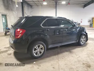 2016 Chevrolet Equinox LS with VIN 2GNFLEEK6G6281173, listed as a Copart auction lot 51812345 with 106,701 mi miles and Salvage Title. Bid and sale history available at carsss.com. Image 3.