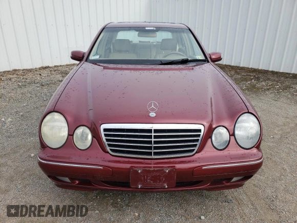 2002 Mercedes-Benz E-Class with VIN WDBJF82J72X062639, listed as a Copart auction lot 43510205 with 147,587 mi miles and Clean Title. Bid and sale history available at carsss.com. Image 5.