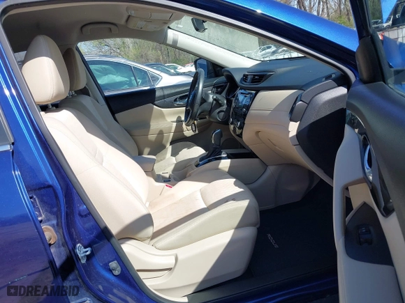 2017 Nissan Rogue SL with VIN JN8AT2MV0HW014068, listed as a IAAI auction lot 41947595 with 107,796 mi miles. Bid and sale history available at carsss.com. Image 5.