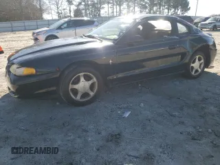 1995 Ford Mustang with VIN 1FALP4043SF281607, listed as a Copart auction lot 85691274 with 162,249 mi miles and Salvage Title. Bid and sale history available at carsss.com. Image 1.