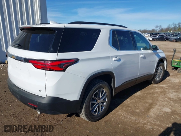 2023 Chevrolet Traverse LT Cloth with VIN 1GNERGKW7PJ130407, listed as a IAAI auction lot 41453103 with 62,946 mi miles. Bid and sale history available at carsss.com. Image 4.