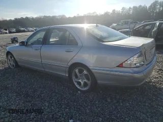 2004 Mercedes-Benz S-Class 4.3L with VIN WDBNG70JX4A424402, listed as a Copart auction lot 85068814 with 169,431 mi miles and Salvage Title. Bid and sale history available at carsss.com. Image 2.