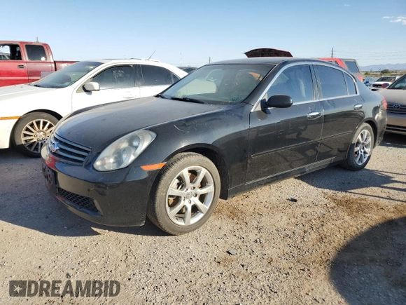 2005 Infiniti G35 with VIN JNKCV51E55M212509, listed as a Copart auction lot 75762844 with 170,898 mi miles and Clean Title. Bid and sale history available at DreamBid. Image 1.