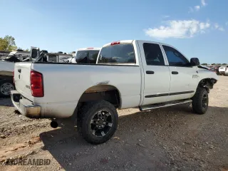 2007 Dodge Ram 2500 Laramie with VIN 1D7KS28A57J600731, listed as a Copart auction lot 77438674 with 243,913 mi miles and Salvage Title. Bid and sale history available at carsss.com. Image 3.