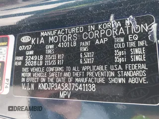 2018 Kia Soul + with VIN KNDJP3A58J7541138, listed as a IAAI auction lot 41667735 with 48,870 mi miles. Bid and sale history available at carsss.com. Image 9.