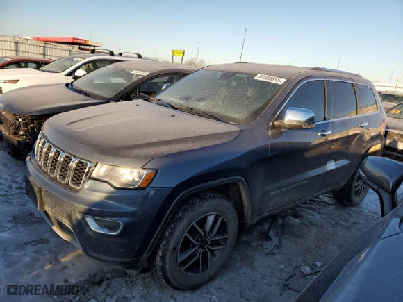 2019 Jeep Grand Cherokee Limited X with VIN 1C4RJFBG8KC740088, listed as a Copart auction lot 88985855 with 81,119 mi miles and Salvage Title. Bid and sale history available at carsss.com. Image 1.