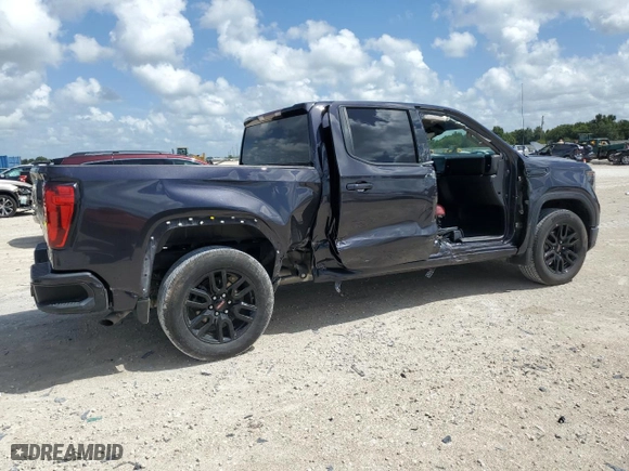 2022 GMC Sierra 1500 Elevation with VIN 3GTPHCEK5NG584546, listed as a Copart auction lot 70234964 with 42,924 mi miles and Non Repairable. Bid and sale history available at carsss.com. Image 3.