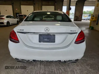 2019 Mercedes-Benz C 300 with VIN 55SWF8EB4KU301052, listed as a Copart auction lot 58484355 with 52,917 mi miles and Salvage title. Bid and sale history available at DreamBid. Image 6.