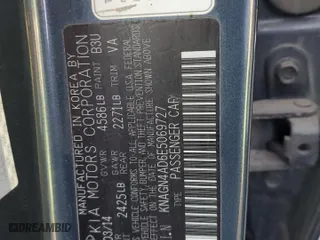 2014 Kia Optima Hybrid EX with VIN KNAGN4AD6E5069727, listed as a Copart auction lot 62562204 with 131,672 mi miles and Clean Title. Bid and sale history available at carsss.com. Image 12.