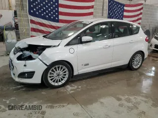2015 Ford C-Max Energi SEL with VIN 1FADP5CU1FL105913, listed as a Copart auction lot 43938734 with 64,404 mi miles and Salvage Title. Bid and sale history available at carsss.com. Image 1.