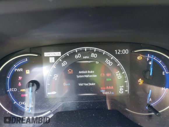 2021 Toyota RAV4 Hybrid XSE with VIN 2T3E6RFV8MW026973, listed as a IAAI auction lot 42052289 with 94,857 mi miles and . Bid and sale history available at DreamBid. Image 7.