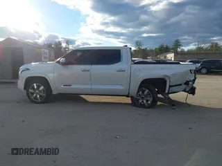 2024 Toyota Tundra Capstone Hybrid with VIN 5TFVC5DB3RX062793, listed as a IAAI auction lot 40829567 with 15,683 mi miles and . Bid and sale history available at DreamBid. Image 14.
