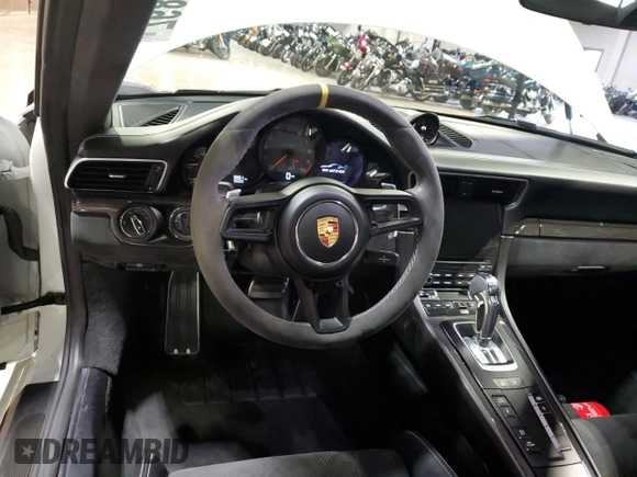 2019 Porsche 911 GT3 RS with VIN WP0AF2A94KS165326, listed as a Copart auction lot 76881844 with 9,991 mi miles and Salvage Title. Bid and sale history available at DreamBid. Image 6.