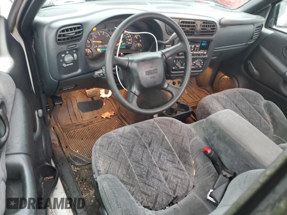 2001 GMC Sonoma SL with VIN 1GTCS145418119062, listed as a Copart auction lot 80579954 with 76,295 mi miles and Salvage Title. Bid and sale history available at carsss.com. Image 8.