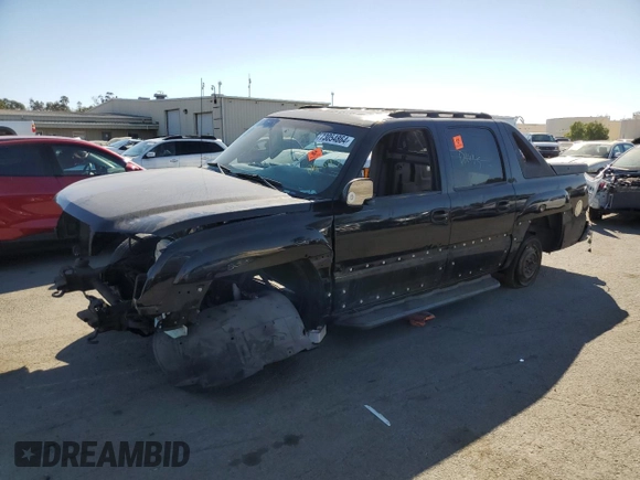 2002 Chevrolet Avalanche with VIN 3GNEC13TX2G132942, listed as a Copart auction lot 73054864 with Not Provided miles and Salvage Title. Bid and sale history available at DreamBid. Image 1.