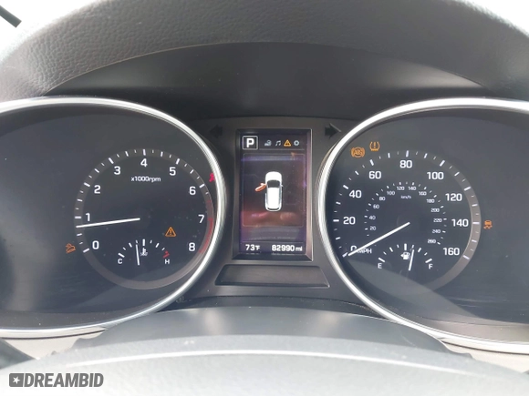 2017 Hyundai Santa Fe Sport 2.4L with VIN 5NMZU3LB7HH021661, listed as a IAAI auction lot 41746160 with 82,990 mi miles. Bid and sale history available at carsss.com. Image 7.