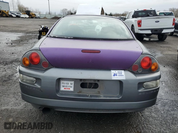 2003 Mitsubishi Eclipse GS with VIN 4A3AC44G43E073984, listed as a Copart auction lot 49340585 with 188,483 mi miles and Salvage Title. Bid and sale history available at DreamBid. Image 6.